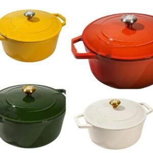 Cast Iron Bread Oven | Free Sponge & Holder | 20cm | Rust Free, Patented Coating, FDA Compliant