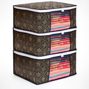 Foldable Royal Print Saree Cover Set